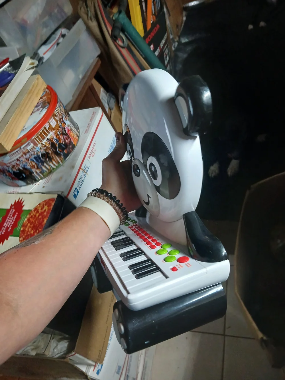 Fisher-Price Panda Piano (similar to KFP2522) featuring a white panda Works Good